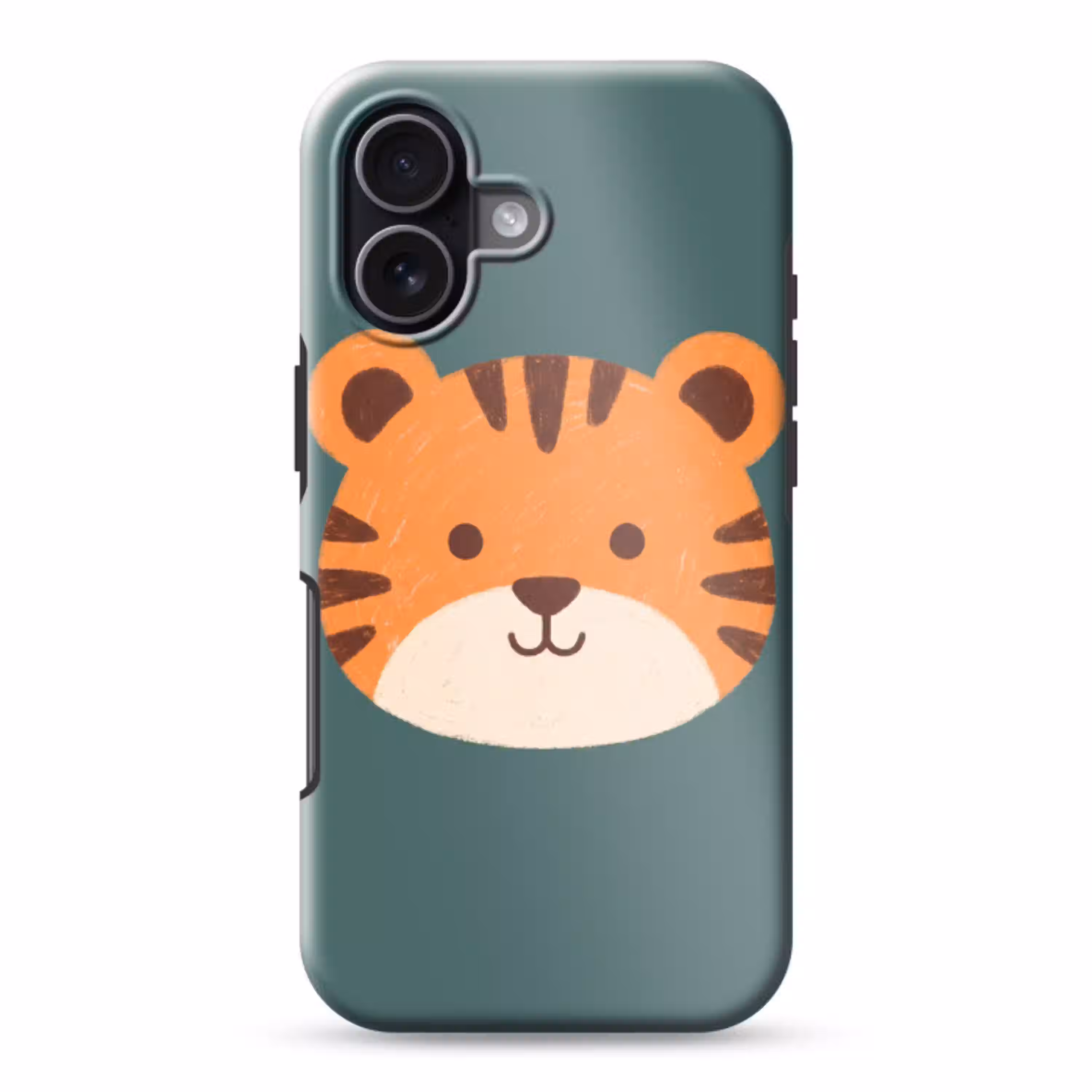 Dieren - Kop - Oranje - Illustratie - Modern Toughcase MagSafe Apple iPhone 17 klein -3d