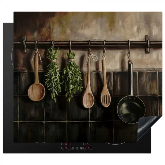 Induction hob protector - Kitchenware - Rustic - Tiles - Spices