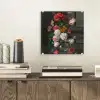Stilleven met bloemen in een glazen vaas - Schilderij van Jan Davidsz. de Heem plexiglas 5mm klein -sfeer1