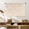 Beige - Aardspatroon Wandkleed katoen middel -sfeer5