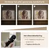 Vrouw - Verflook - Portret - Modern Light Box met batterij (Wandlamp) middel -USP_dimbaarNL