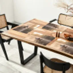 Eenden - Water - Mist - Natuur Placemat vinyl groot -zzsfeer4_Kitchenyeah-website