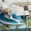 Doorkijk - Strand - Palmboom - Boot - Tropisch - Zee - Blauw Wandkleed katoen klein -sfeer9