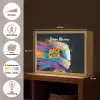 Racehelm - Abstract - Verf - Kleurrijk Light Box met batterij (Wandlamp kind) middel -USP_websiteoverzichtNL