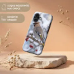 Pestvogel - Bessen - Winter - Natuur Toughcase MagSafe Apple iPhone 17 klein -USP_RandenV_FR