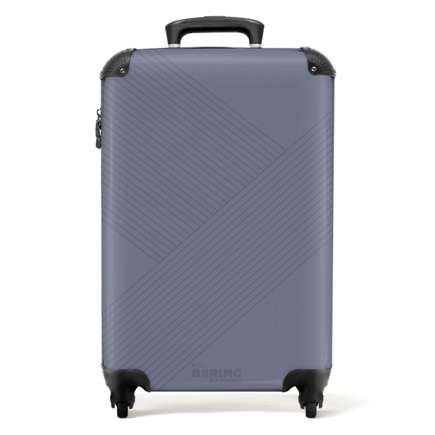 Minimal - Kruisende lijnen op NBS - Handbagage koffer - Unisex middel -productfoto_recht