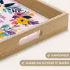 Bloemenkrans - Kleurrijk - Moeder Dienblad Rechthoek middel -USP_HandgreepNL