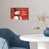 Sneeuwpret - Winter - Sneeuwpop poster papier klein -sfeer3