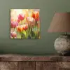 Tulpen - Sprookjesachtig - Kleurrijk aluminium wit klein -sfeer2