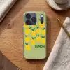 Citroenen - Blaadjes - Geel - Patroon Telefoonhoesje iPhone 17 Pro klein -sfeer1