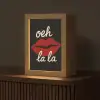 Lip - Rood - Quote Light Box met kabel (Tafellamp) klein -z3d_website
