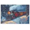 Trein - Kerst - Sneeuw - Kersttrein Deurmat klein -zkaufland3d