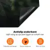 Blad - Groen - Nerven - Regendruppels Inductie beschermer vinyl 3mm klein -zzzzzzz-td-onderkant