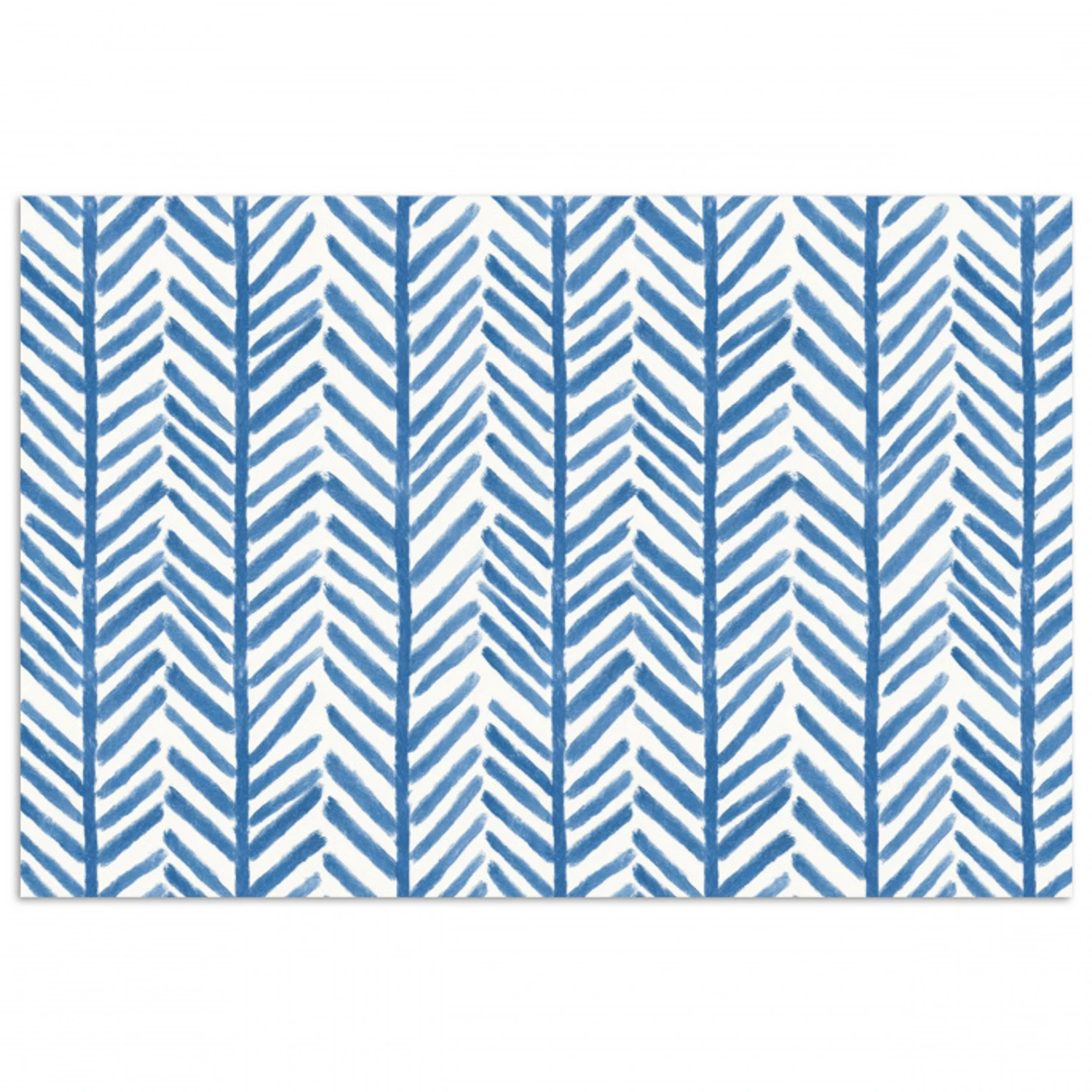 Patroon - Streep - Blauw poster papier klein 62 -3d