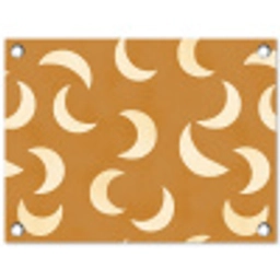 Manen - Patroon - Oker tuinposter los doek klein 239 -3d