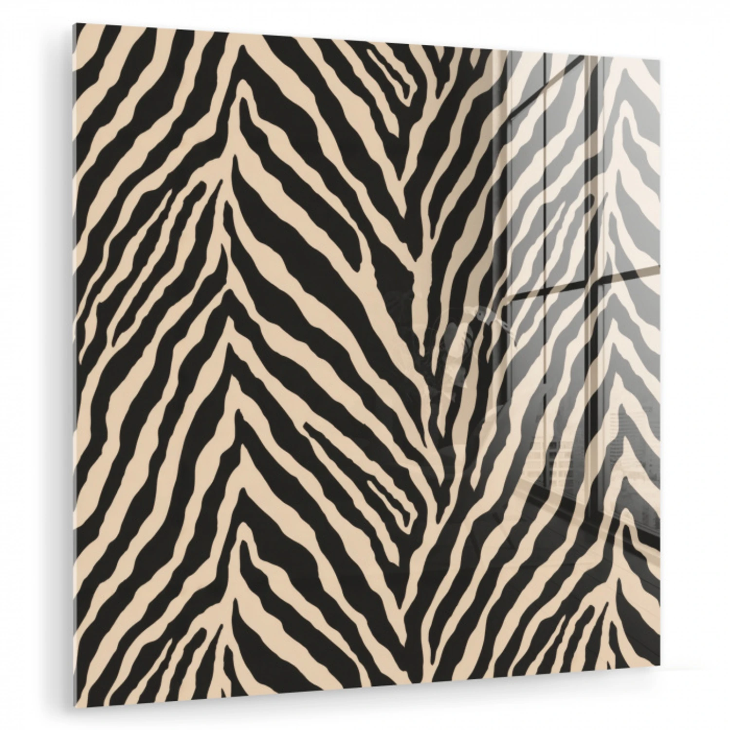 Zebra - Klassiek - Zwart plexiglas 5mm klein 11 -zzzproduct_nieuw