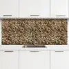 Graniet - Kleur - Bruin keuken achterwand 2 middel 871 -3d