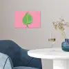 Illustratie - Blad - Minimalistisch - Groen poster papier klein -sfeer3