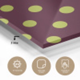 Klassiek - Stippen - Groen plexiglas 5mm klein 11 -sfeer2