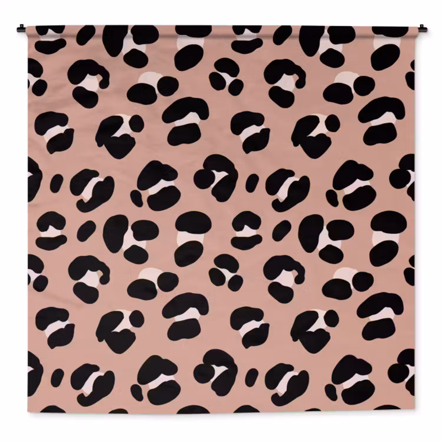 Wandkleed - Luipaard - Vlekken - Beige - Roze