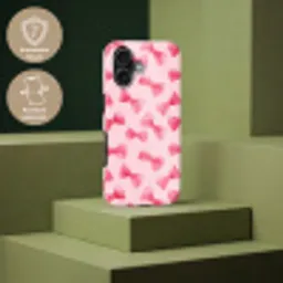 Strikken - Aquarel - Roze Toughcase MagSafe Apple iPhone 17 klein 1017 -USP_PrintM_DE