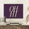 Oh hi - Paars - Minimalistisch PET vilt klein -sfeer1