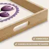 Tulpen - Paars - Lijst - Bladeren Dienblad Rechthoek middel -USP_HandgreepNL
