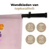 You're doing great - Roze - Kleurrijk Wandkleed katoen klein -sfeer2