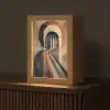 Piano - Toetsen - Abstract Light Box met kabel (Tafellamp) klein -z3d_website