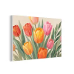 Tulpen - Abstract - Kleurrijk forex 5mm xxl -3d