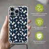 Modern - Geometrisch - Blauw Hoesje iPhone 16 Pro Max met koord klein 804 -sfeer2_NL