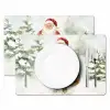 Kerstman- Winter - Sneeuw - Wit - Rood Placemat vinyl groot -zzsfeer2_Kitchenyeah-website