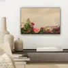 Rozen - Muur - Vintage canvas 2cm klein -sfeer6