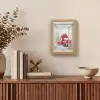 Auto - Rood - Cadeaus - Winter - Kerst - Doorkijk - Wit Light Box met kabel (Tafellamp) klein -sfeer2