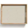 Lichtbeige - Terrazzo - Grijs Dienblad Rechthoek middel 911 -z3d_shopping