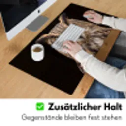 Oehoe - Uil - Portret - Bruin Muismat XXL klein -ysfeer3_duits