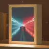 Raceauto - Rood - Blauw - Snelheid Light Box met kabel klein -zzz_3d_website