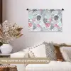 Bladeren - Jungle - Pastel - Tropisch Wandkleed katoen klein -sfeer1