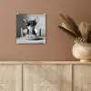 Chihuahua - Hond - Zonnebril - Humoristisch - Zwart - Wit - Spaghetti plexiglas 5mm klein -sfeer5