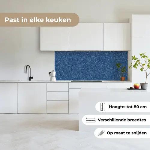 Patroon - Blauw - Japan keuken achterwand 2 middel 871 -sfeer4_NL