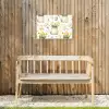 Gieter - Bloemen - Eieren Tuinposter op houten frame 2 cm dik klein -sfeer4