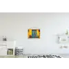 Deuren - Kleurrijk - Planten textielposter latten blank klein -kinderkamer