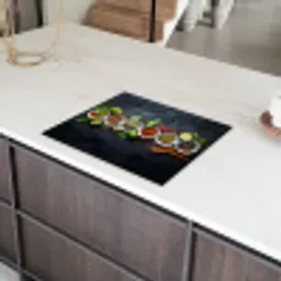 Kruiden - Specerijen - Betonlook - Stilleven Inductie beschermer vinyl 3mm groot -sfeer8