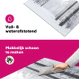 Bos - Sneeuw - Pad - Winter - Stilte Inductie beschermer vinyl 3mm klein -wsfeer6_website