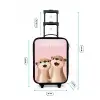 Glimlach - Otters - Roze - Illustratie Kinderkoffer - Zwart klein -productfoto_formaten