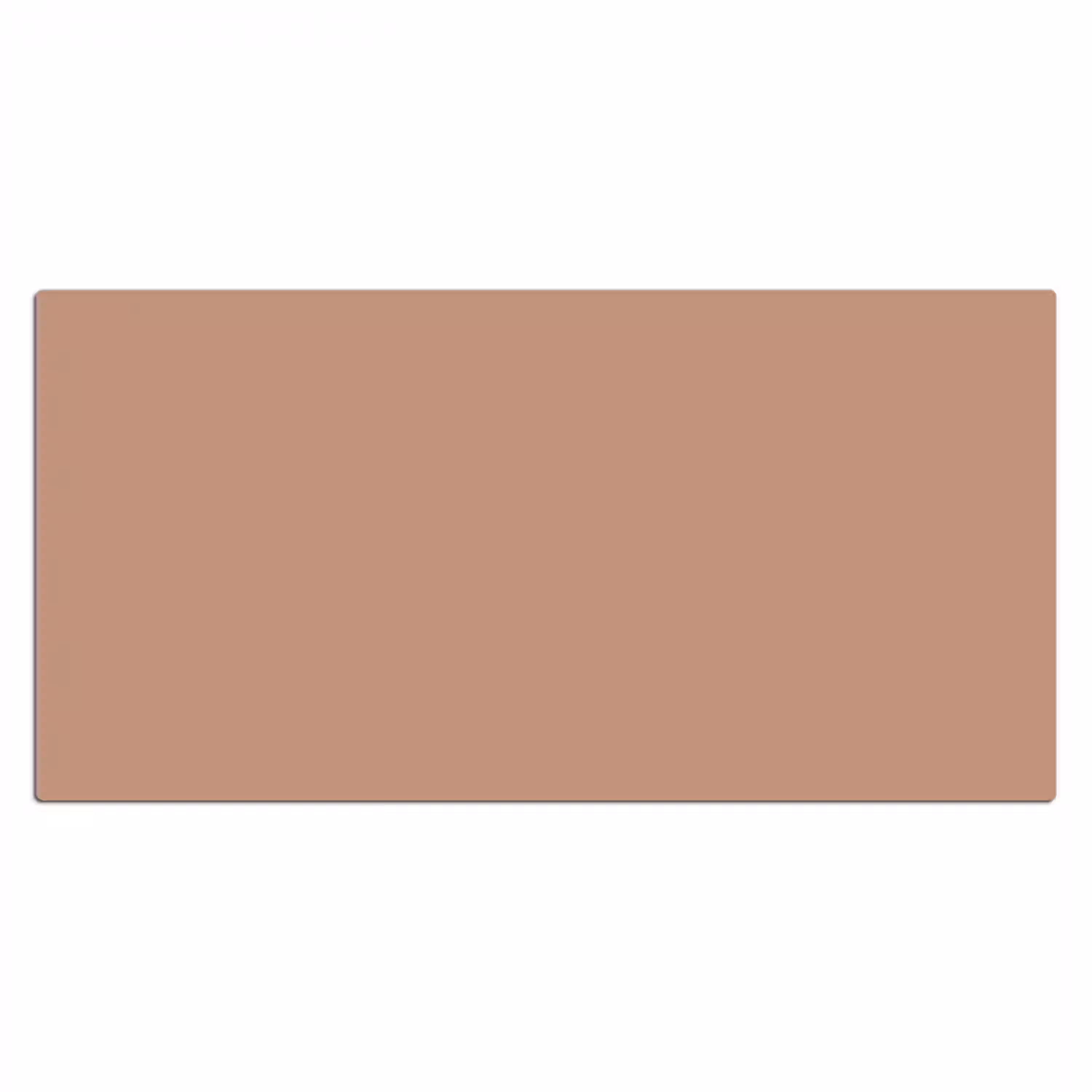 Beige - Kleur - Roze Muismat XXL klein -3d_leeg