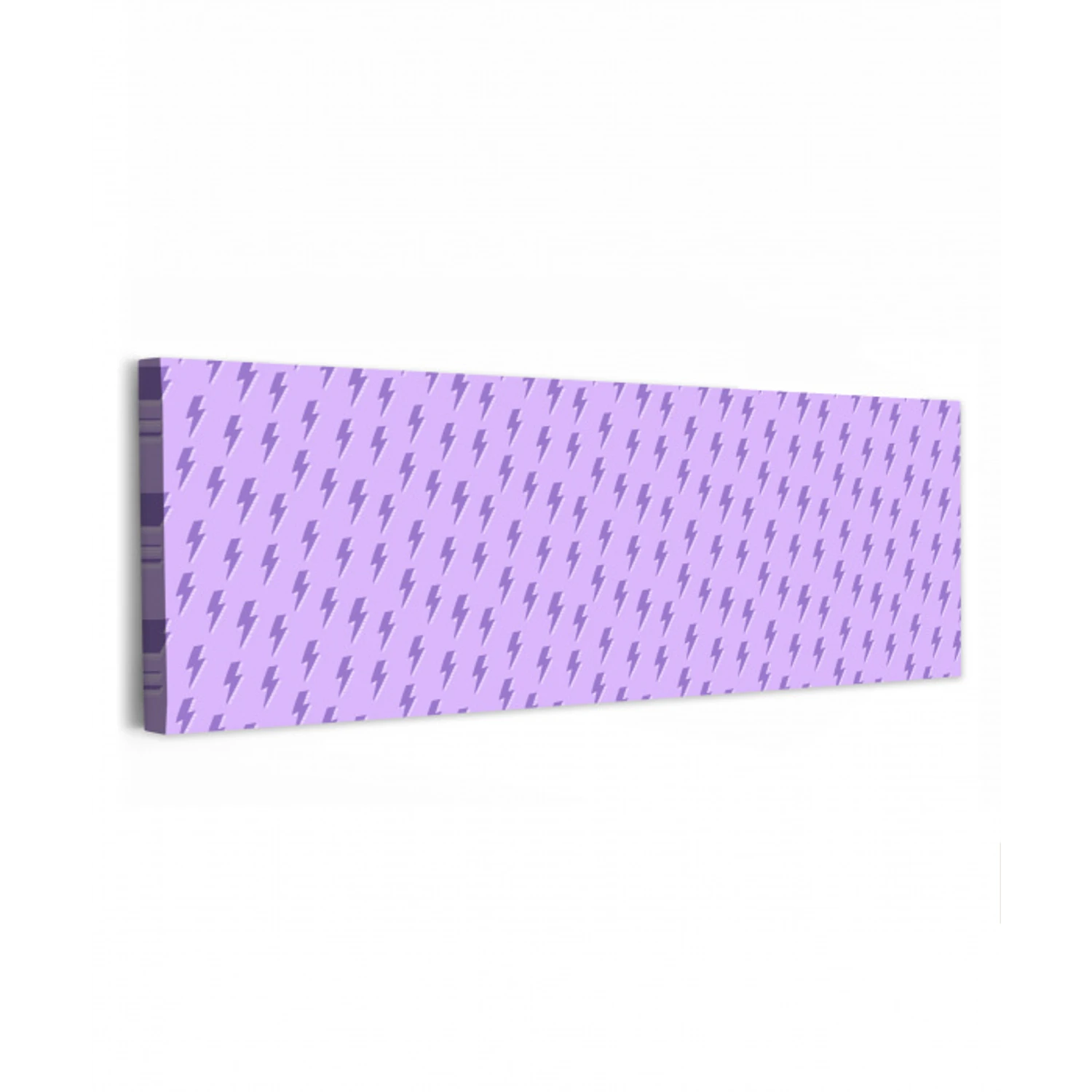 Bliksem - Paars - Lila canvas 2cm klein 828 -z3d