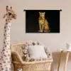 Panter - Realistisch - Bruin Wandkleed katoen klein -wsfeer5_kind