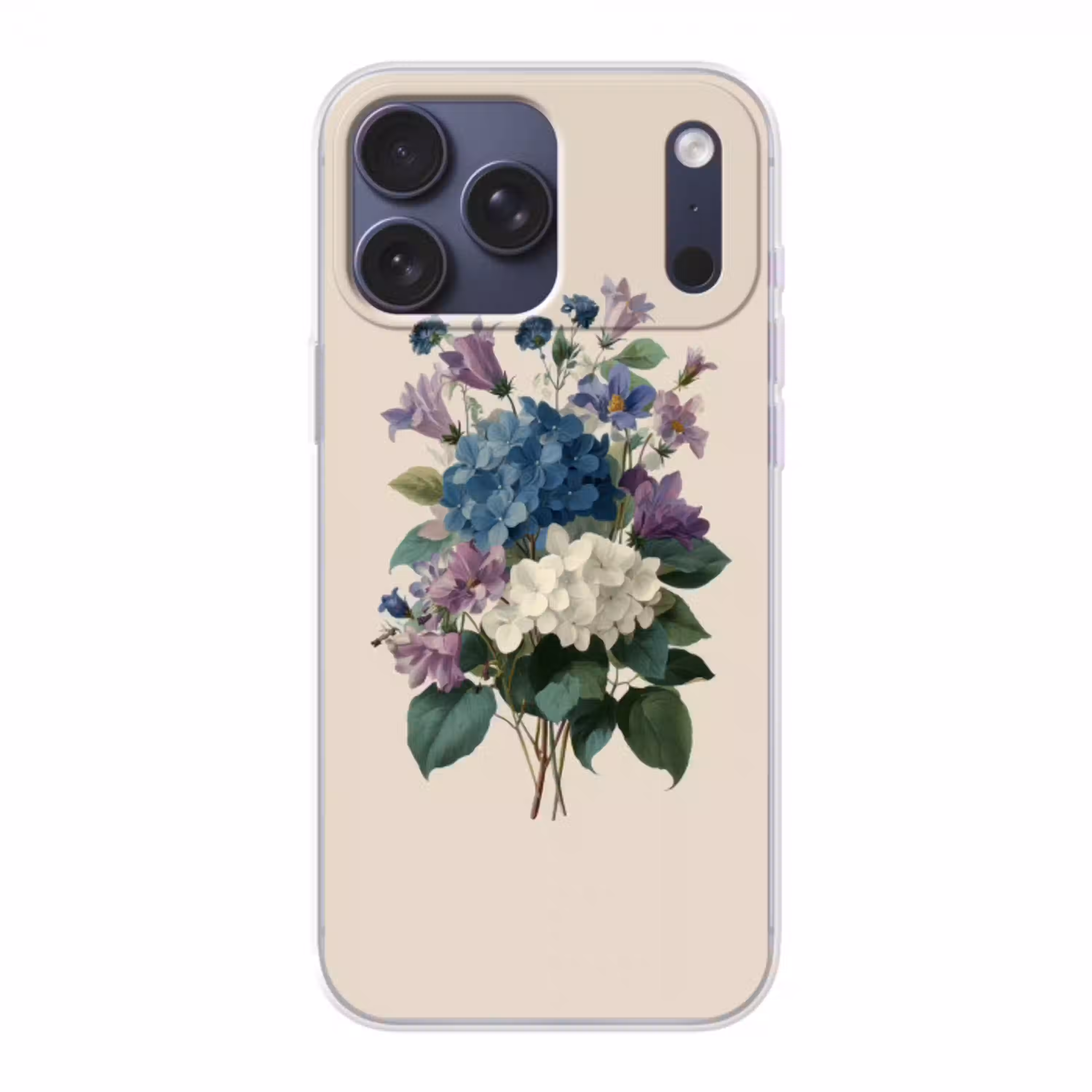 Bloemen - Gedetailleerd - Rust - Realistisch Telefoonhoesje iPhone 17 Pro Max klein -3d