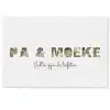 Pa & Moeke - Lettercollage Deurmat klein -zkaufland3d